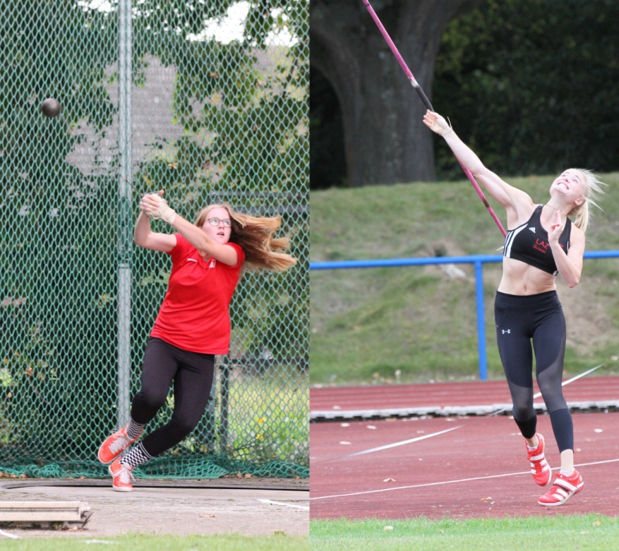 links: Antonia B&ouml;ttiger - rechts: Sofia Falkenberg