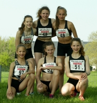 Die LAZ-Sch&uuml;lerinnen warfen in Geseke neue Bestleistungen.