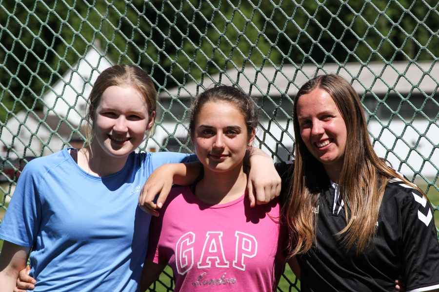 v.l.n.r. Antonia B&ouml;ttiger, Jana Klee, Annika Straub