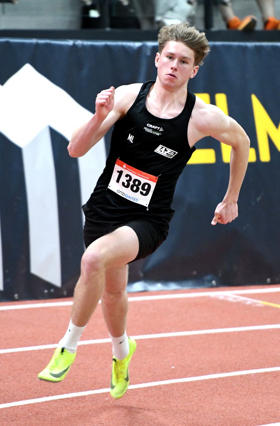 Eine Medaille im Blick: U20-Athlet Moritz Langenscheidt vom LAZ Soest ist in Dortmund &uuml;ber 400 Meter an Position zwei gemeldet. Foto: Bottin