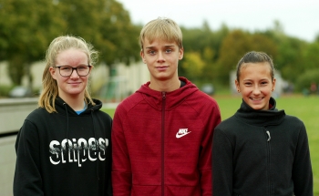 Antonia B&ouml;ttiger, Nils Klee und Michelle Muschalik.