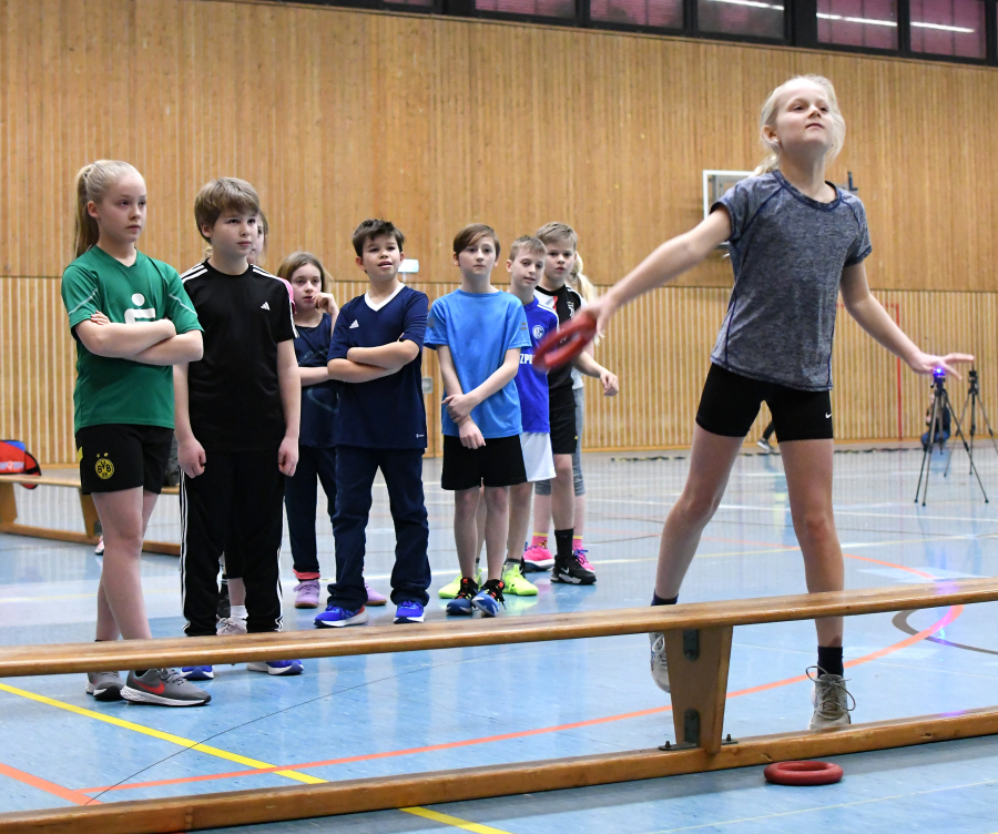Talentsichtung am Conrad von Soest Gymnasium. Foto: Bottin