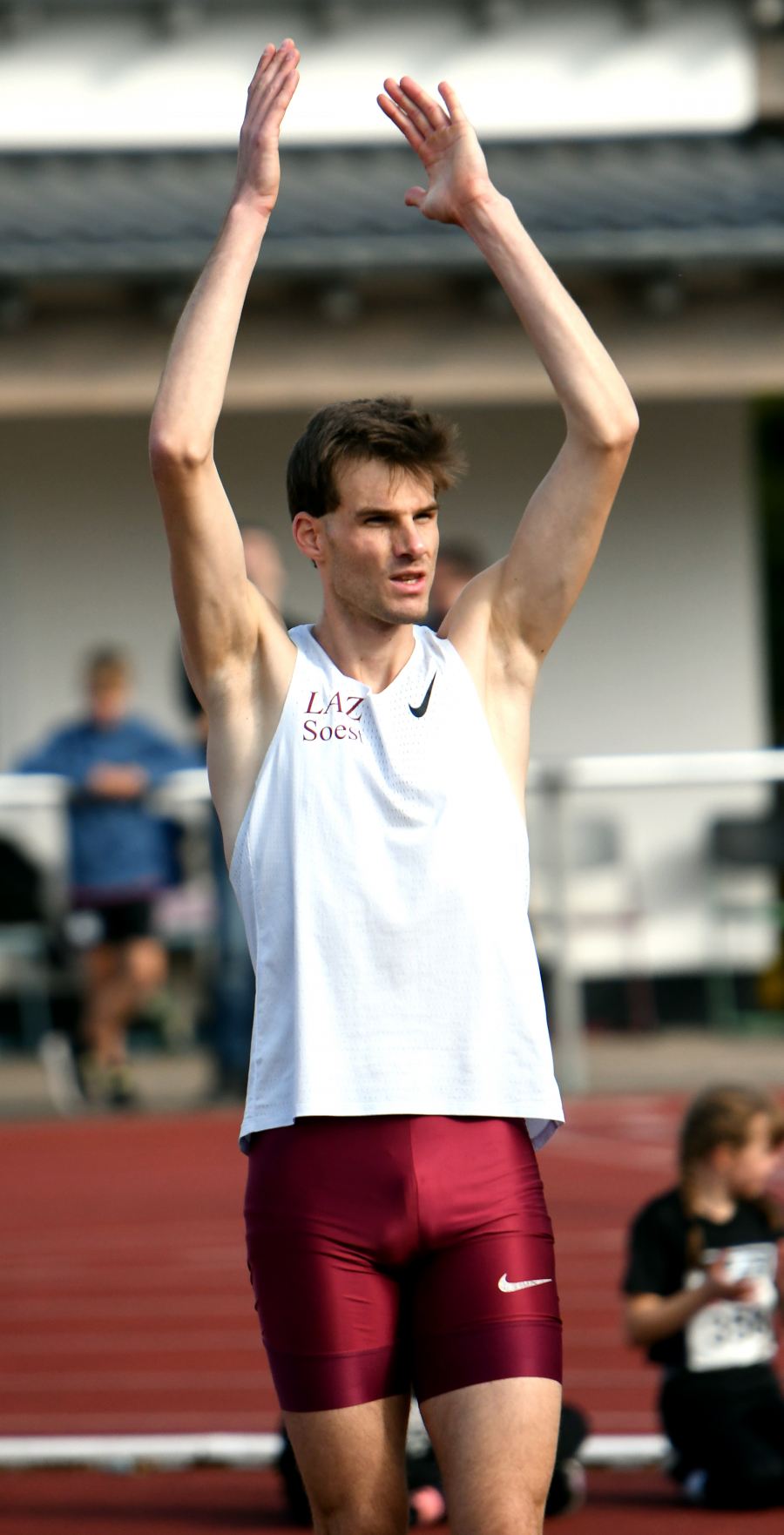 Hochspringer Falk Wendrich vom LAZ Soest wurde beim World Indoor Tour Meeting in Stockholm Vierter und stellte mit 2,18 Meter eine deutsche Jahresbestleistung auf. Foto: Bottin