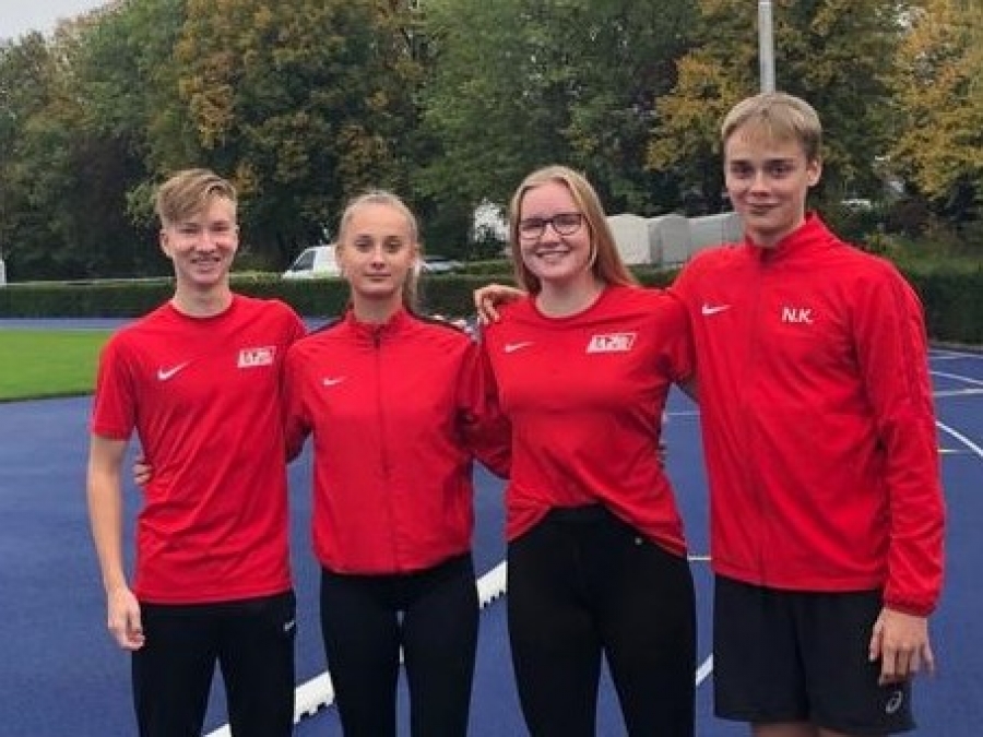 v.l.: Justus Klingenburg, Maleen Klee, Antonia B&ouml;ttiger und Nils Klee