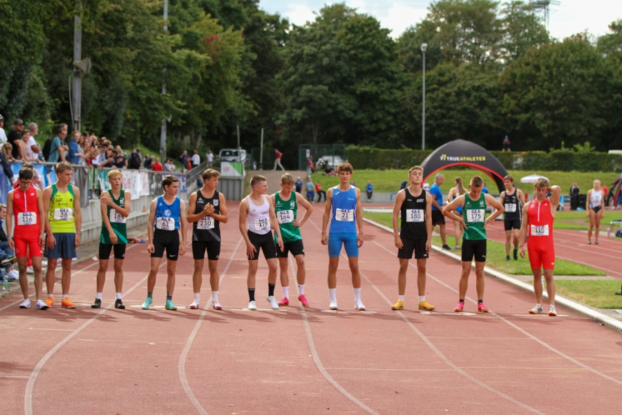 Vor dem 1000m-Lauf war er nicht sicher, ob es zur Medaille reichen w&uuml;rde. Foto: Reinhard